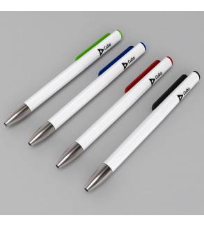 Bolígrafos plásticos personalizados con la marca Cuba